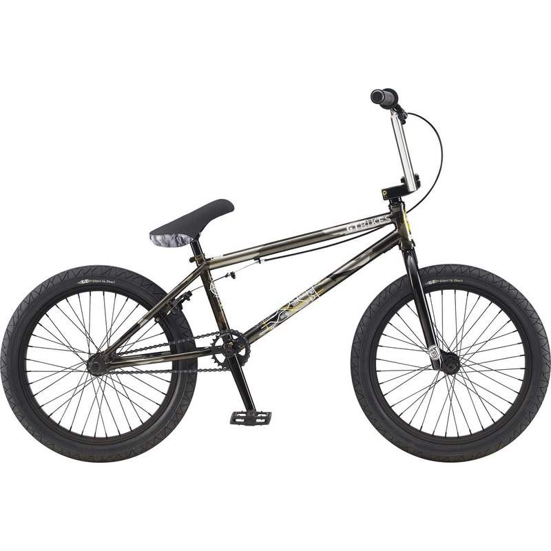 GT BK Team Comp 20 BMX Bike Gloss Black Camo (2020)
