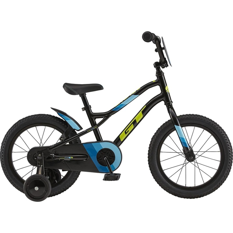 GT Grunge 16 Kids Bike Gloss Black