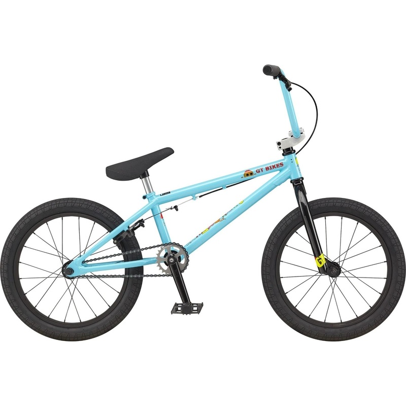 GT Jr Performer 18 Boys Bike Gloss Aqua Blue (2021)