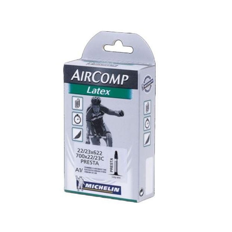 Michelin A1 AirComp Presta Valve Tube 700 x 18-23c 60mm