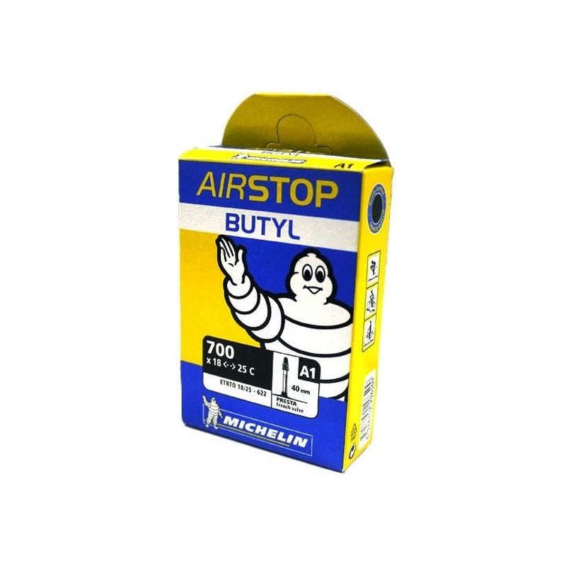 Michelin AirStop Presta Valve Tube | 700 x 18-25c 40mm