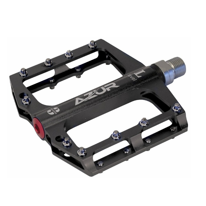 Azur Clutch Flat Pedals Black