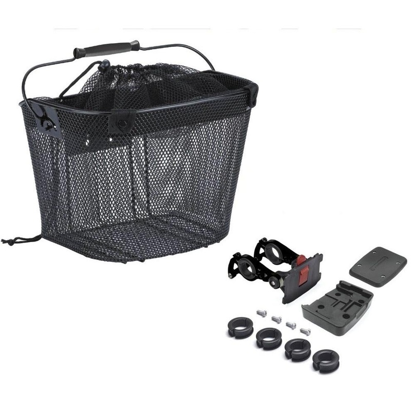 Azur E-Bike Front Basket with QR