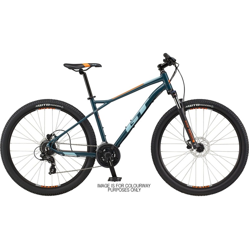 GT Aggressor Expert Mountain Bike Slate Blue (2021)