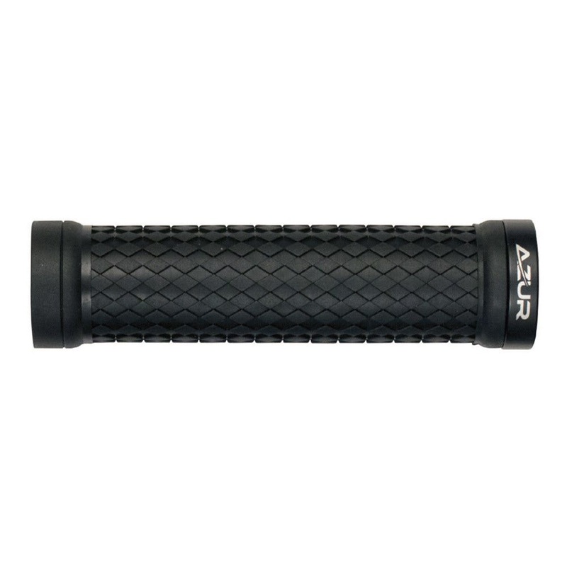 Azur Atom Lock-On Grips Black