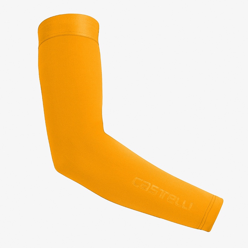 Castelli Espresso arm warmers - Light orange