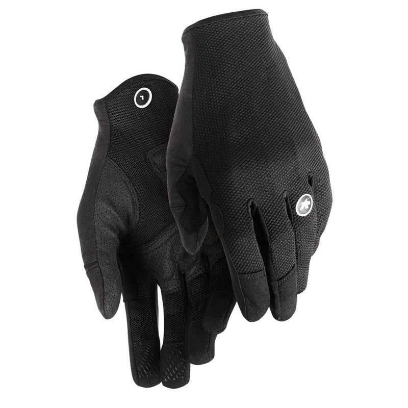 Assos Trail MTB Full Finger Gloves Black Series