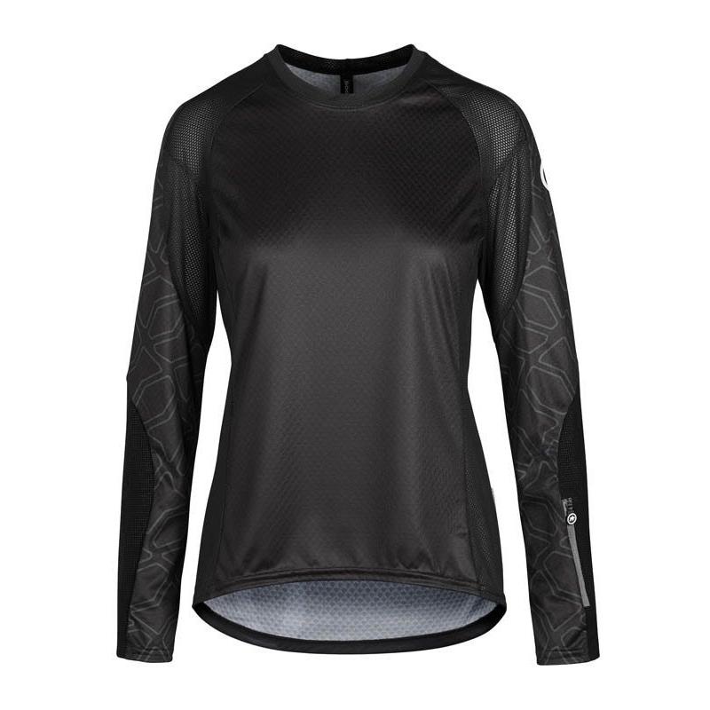 Assos Trail Womens Long Sleeve MTB Jersey Black Series