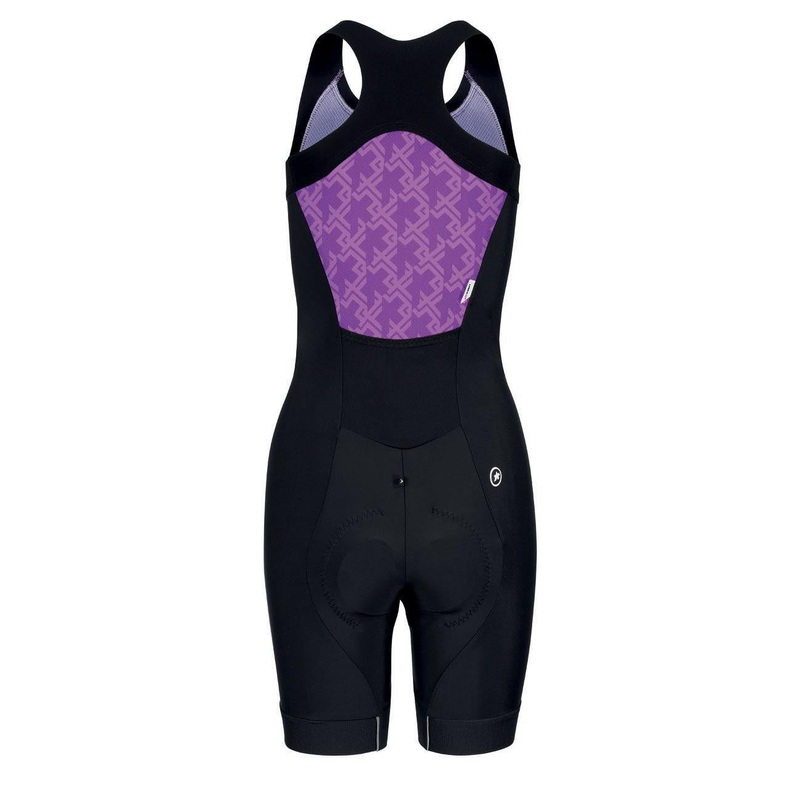 Assos Uma GT NS Evo Women's Bibknicks Bodysuit Purple/Black