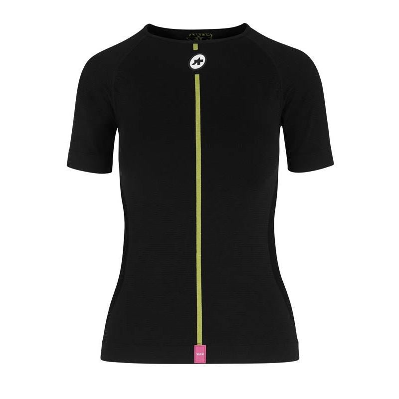 Assos Women's Spring Fall Short Sleeve Skin Layer Black Series