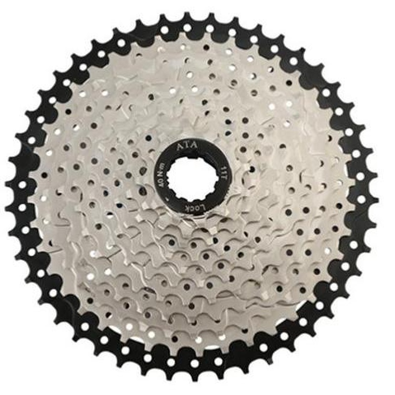 ATA Cassette for HG Driver 11 Speed 11-46T Matte Nickel Black