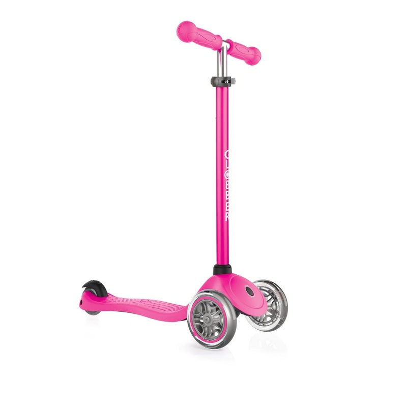 Globber Primo V2 3 Wheel Kids Scooter Neon Pink