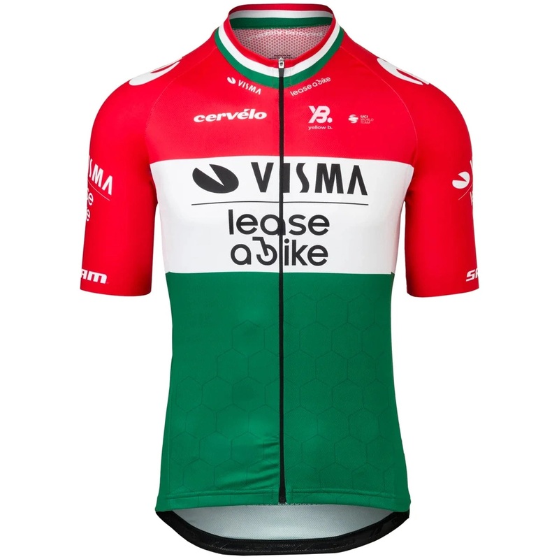 Team Visma Lease a bike 2025 jersey - Hungarian champion