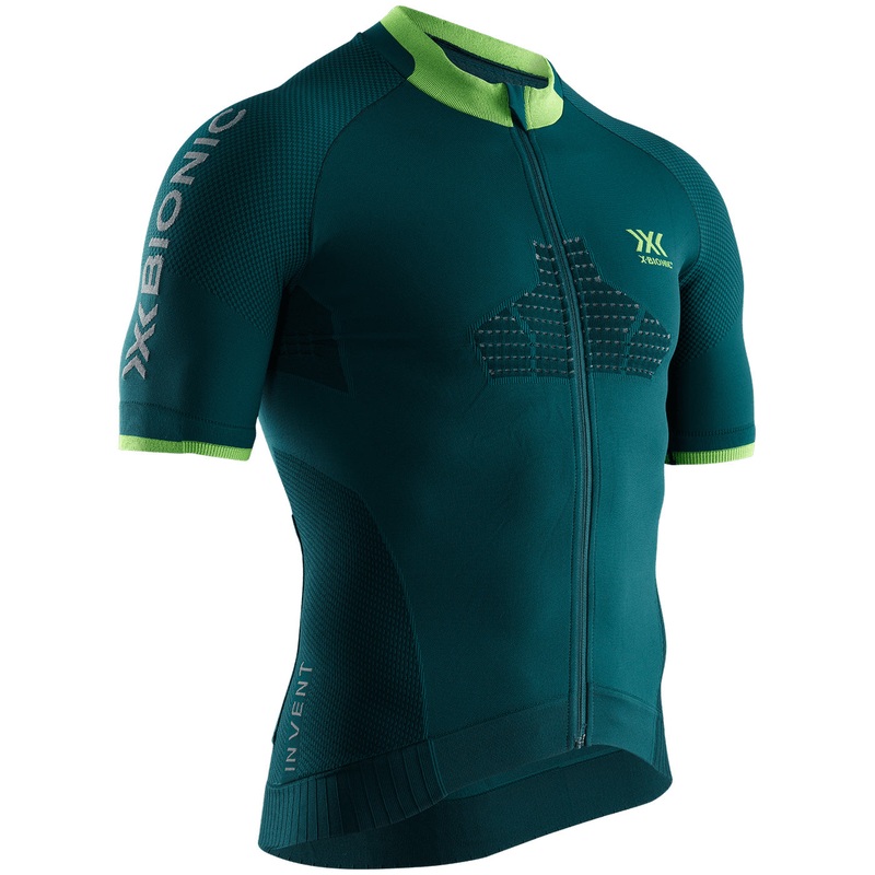 X-Bionic Invent 4.0 Bike Zip jersey - Green