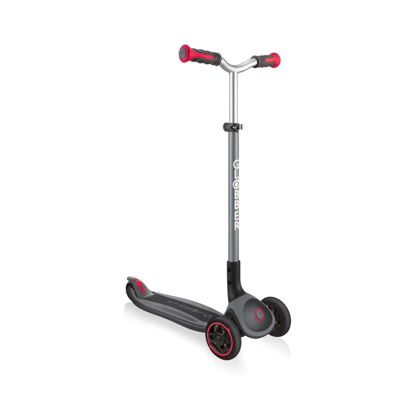 Globber Master Foldable 3 Wheel Kids Scooter Black/Red