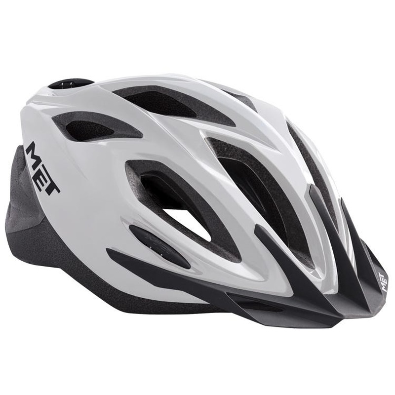 MET Xilo Helmet Glossy White 54-61cm
