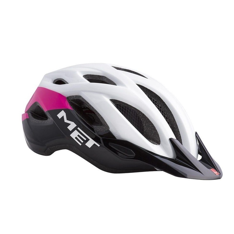 METCrossover Helmet White/Black/Pink