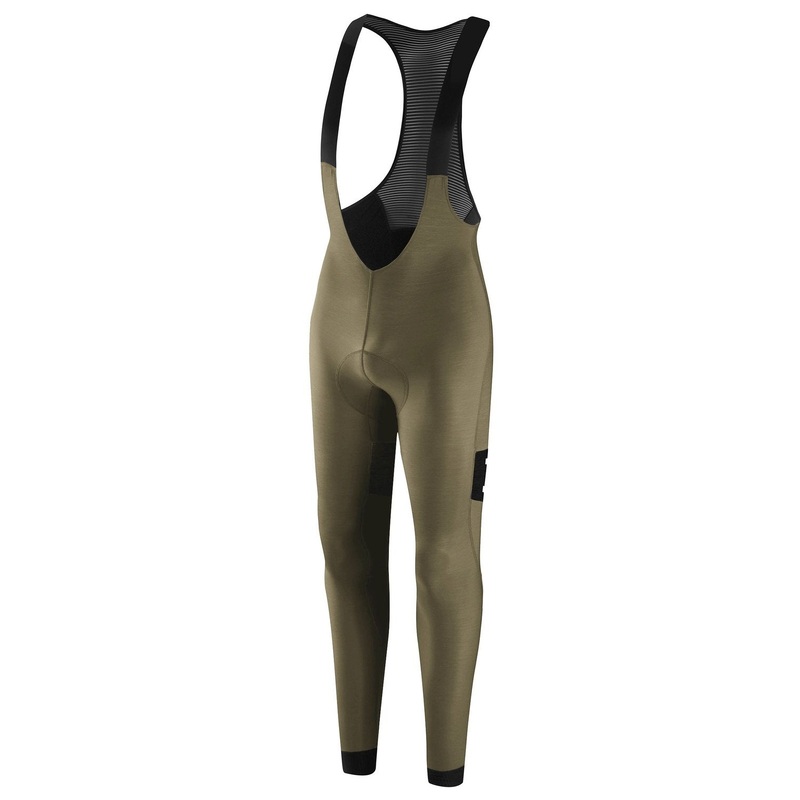 Dotout Stripe bibtights - Green