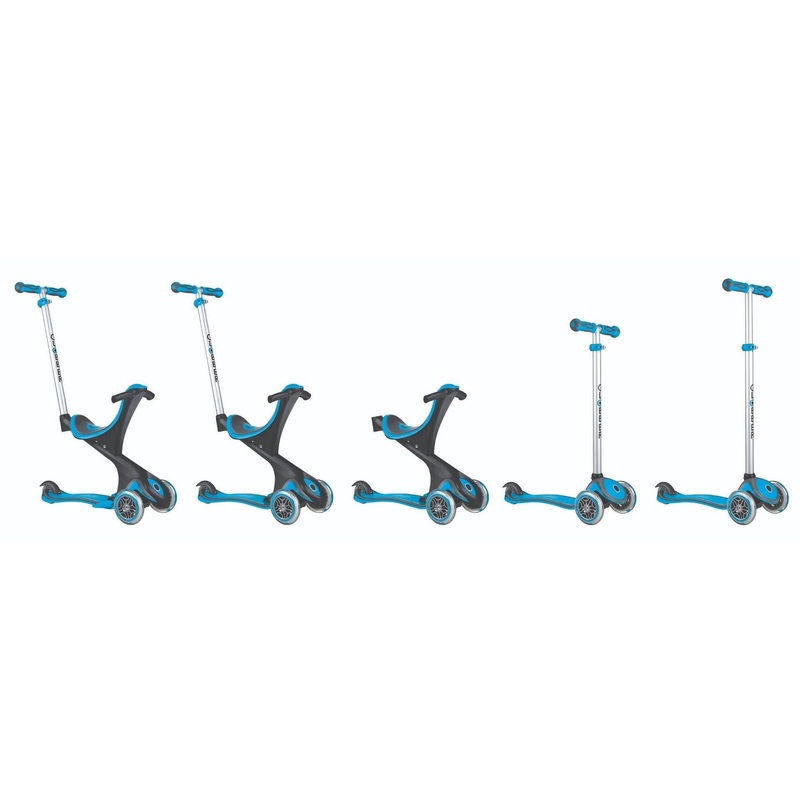 Globber EVO Comfort Convertible Scooter Sky Blue
