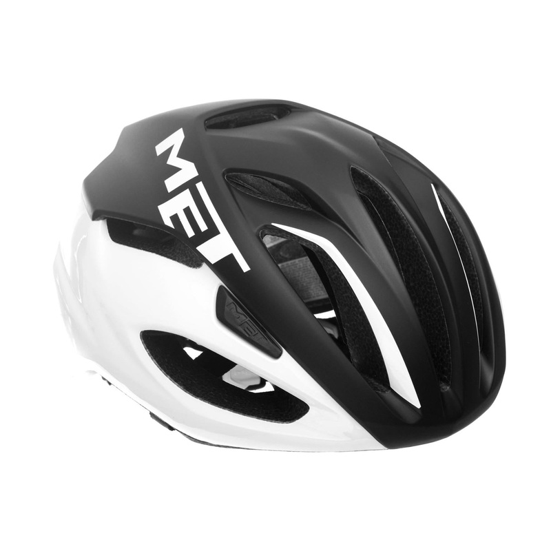 MET Rivale Helmet Black/White