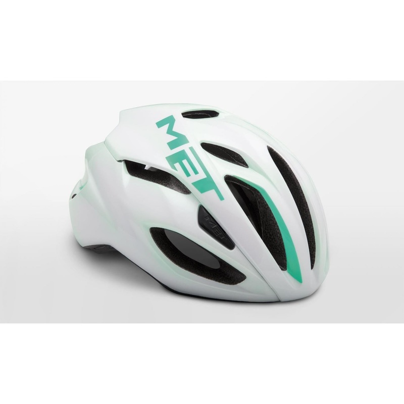 Met Rivale Helmet White/Emerald