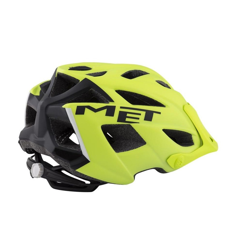 MET Terra Helmet Yellow Fluro/Black 54-61cm