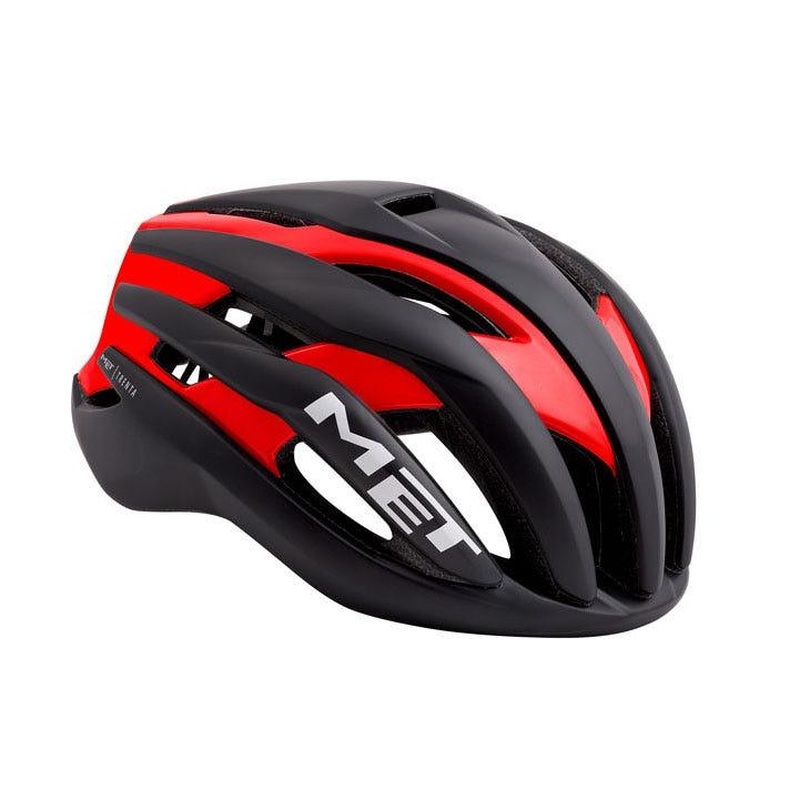 MET Trenta Helmet Black/Red