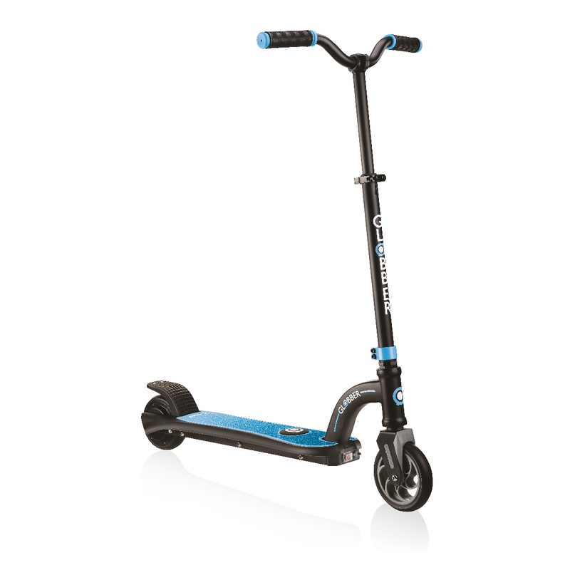 Globber E-Motion 10 Kids Electric Scooter Black/Blue