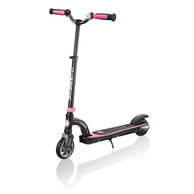 Globber E-Motion 10 Kids Electric Scooter Black/Pink