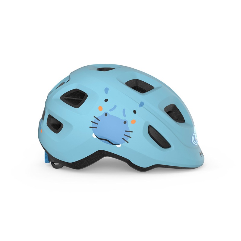 MET Hooray Kids Helmet Blue Hippo