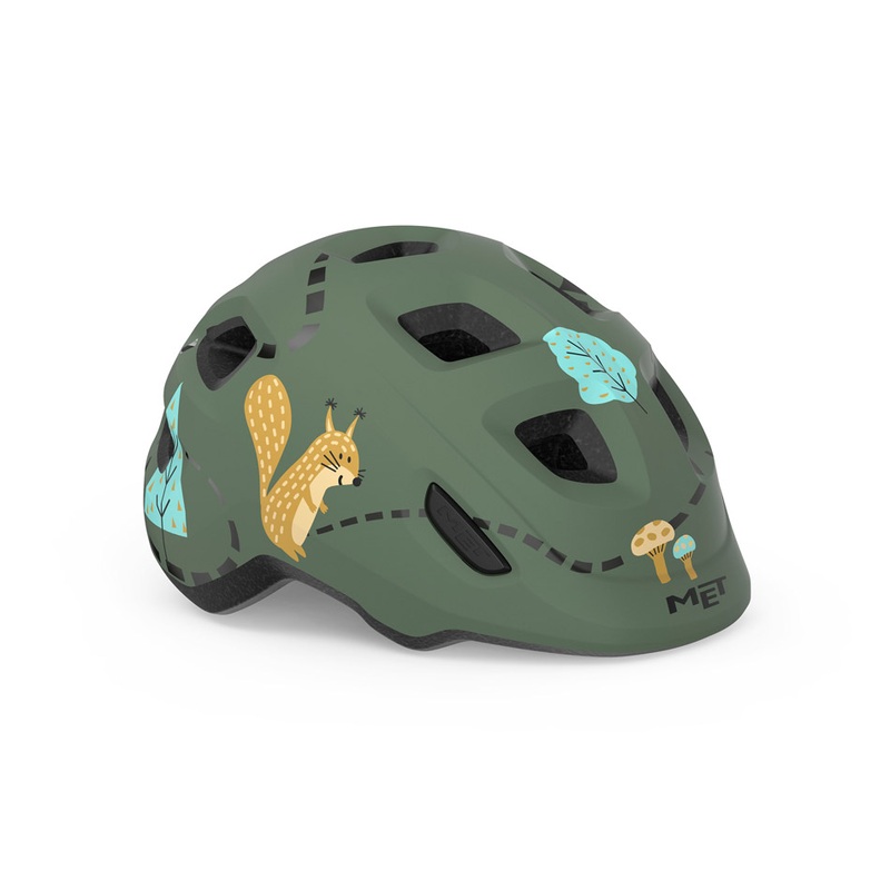 MET Hooray Kids Helmet Green Forest