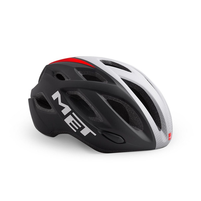MET Idolo Helmet Black/White/Red
