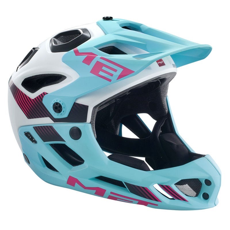 MET Parachute Helmet Magenta/White SM
