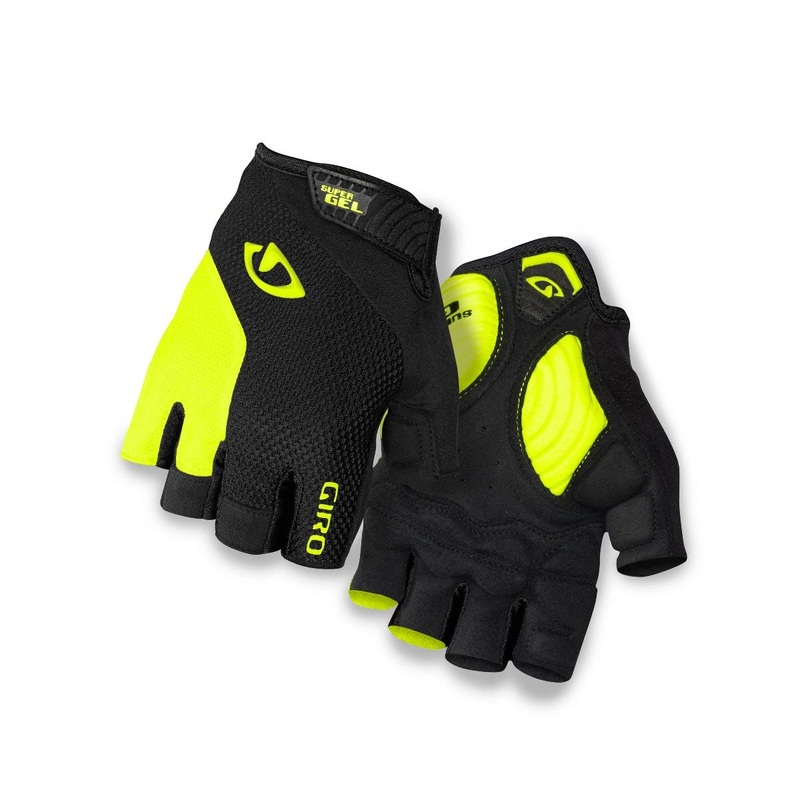 Giro Strade Dure Supergel Short Finger Gloves Yellow/Black