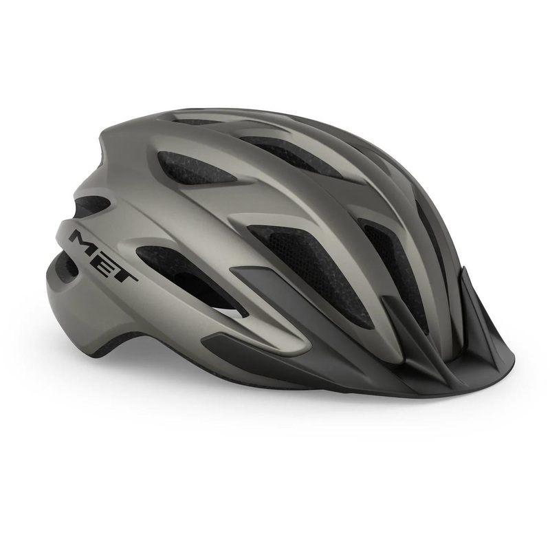 Met Crossover Helmet Titanium Glossy