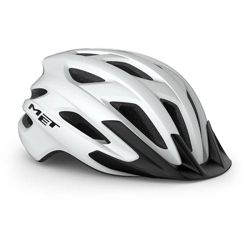 Met Crossover Helmet White Glossy