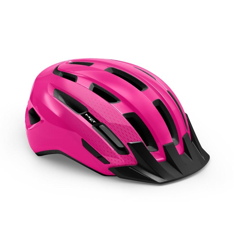 MET Downtown Helmet Pink 52-58cm