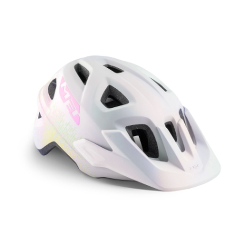 MET Eldar Girls Helmet Iridescent White 52-57cm