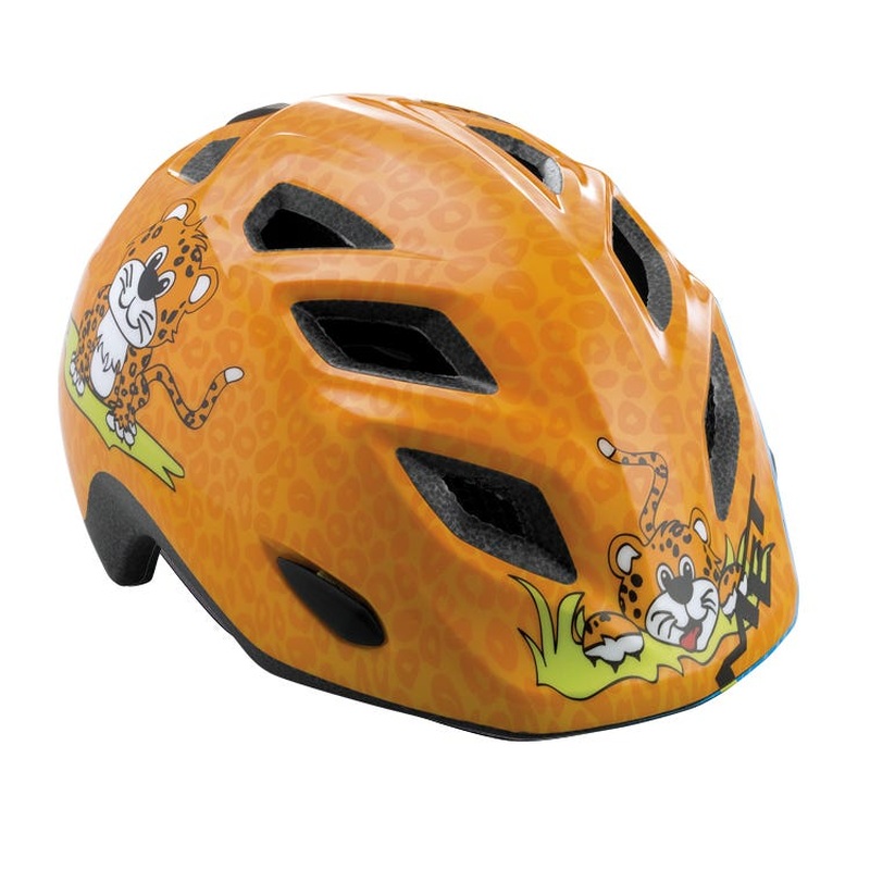 MET Elfo Cheetah Kids Helmet Orange