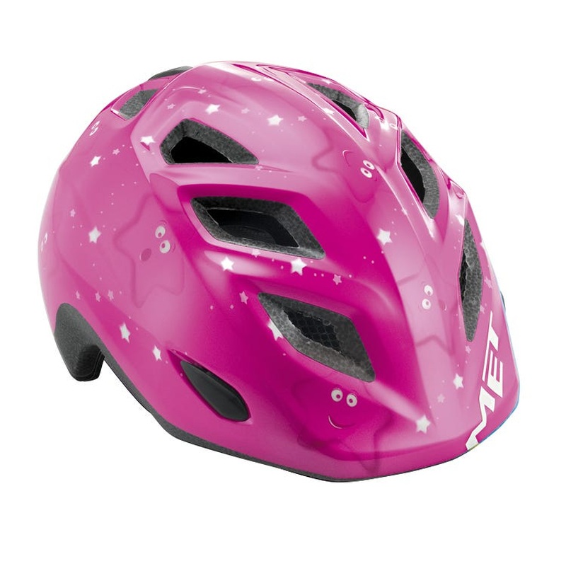 MET Elfo Kids Helmet Pink Stars 46-53 cm