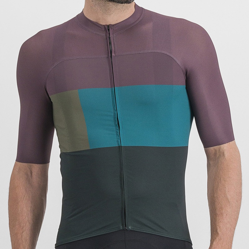 Sportful Snap jersey - Purple green