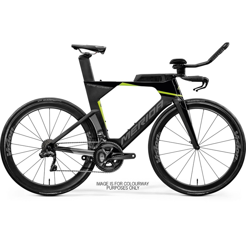 Merida Time Warp Tri Limited Time Trial Bike Black UD Silver/Green (2021)