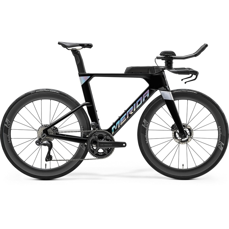 Merida Time Warp Tri Limited Time Trial/Triathlon Bike Metallic Blackflash Bcp