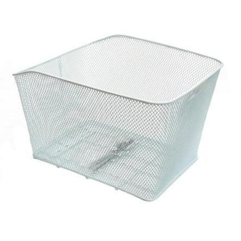 Mesh Rear Basket White