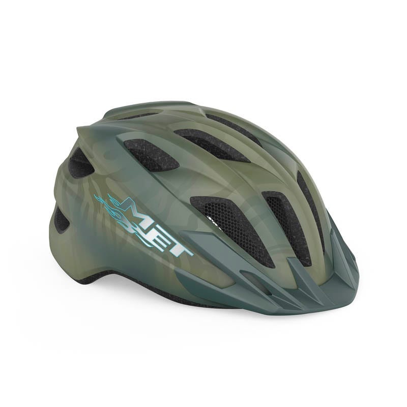 Met Crackerjack Kids Helmet 52-57 cm Green/Matt
