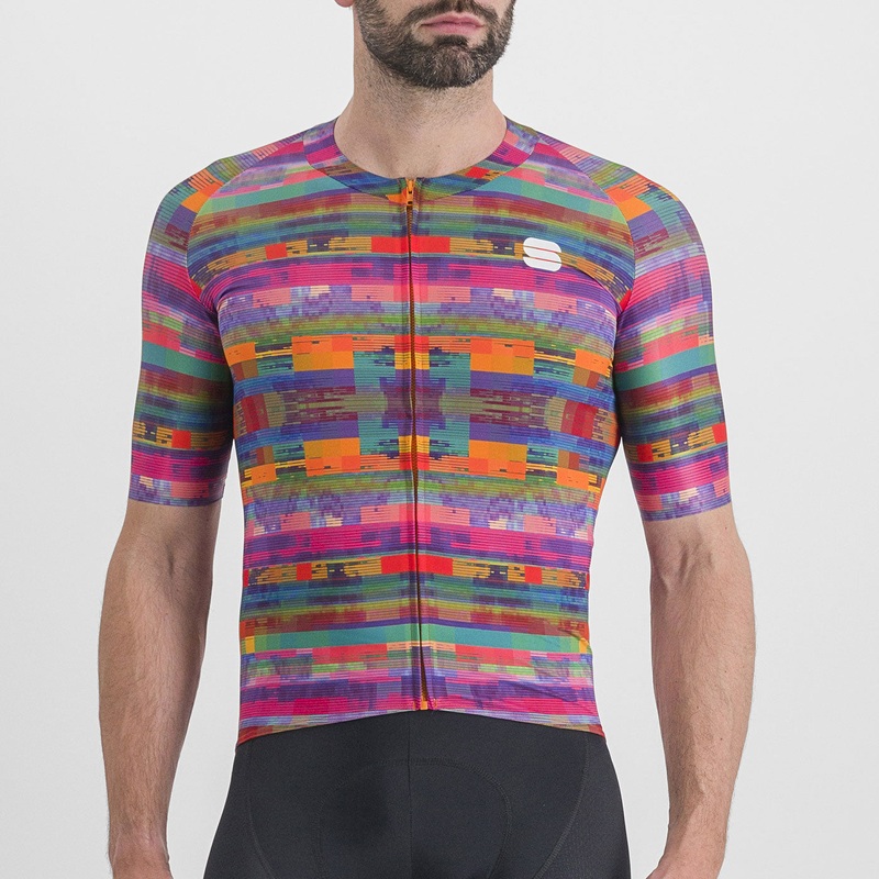 Sportful Glitch Bomber jersey - Pink