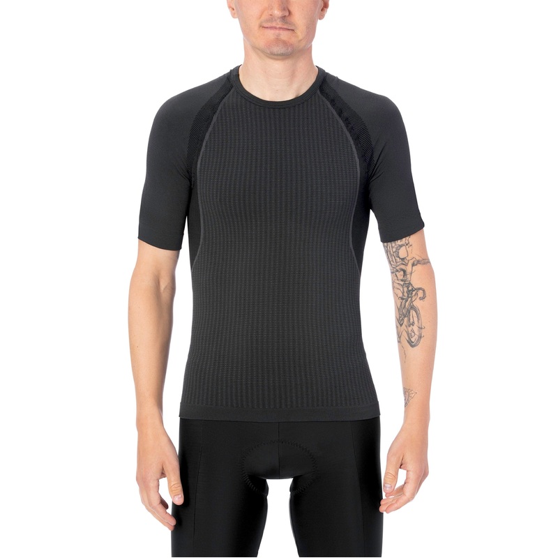 Giro Chrono Short Sleeve Base Layer Charcoal