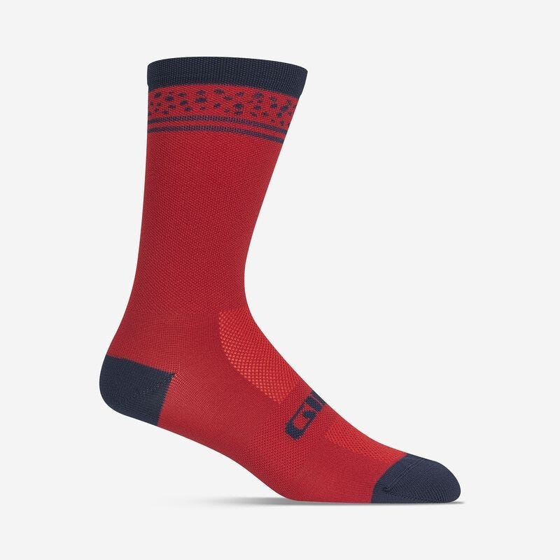 Giro Competition High Rise Socks Dark Red/Midnight