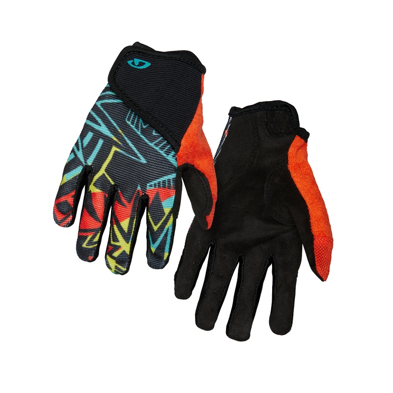 Giro DND Full Finger Youth Gloves Black Blast