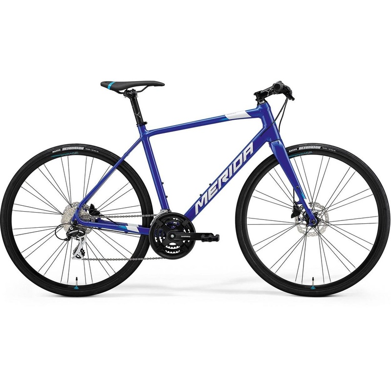 Merida Speeder 100 Flat Bar Road Bike Dark Blue/Blue/White